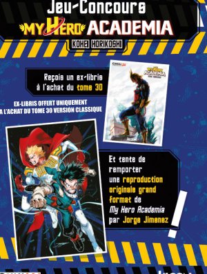 EX LIBRIS COLLECTOR MY HERO ACADEMIA (OFFERT SOUS CONDITION)