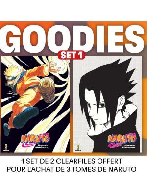 CLEARFILE NARUTO SET 1  (OFFERT SOUS CONDITION)
