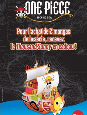 LE THOUSAND SUNNY PAPERCRAFT - ONE PIECE (OFFERT SOUS CONDITION)