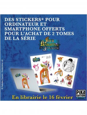 STICKERS FOUR KNIGHTS OF THE APOCALYPSE (OFFERT SOUS CONDITION)