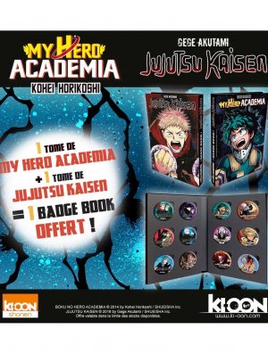 BADGE BOOK PRIME MHA X JJK