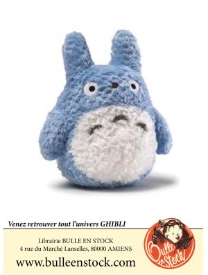GHIBLI - TOTORO PELUCHE - TOTORO DUVETEUX BLEU (22CM)