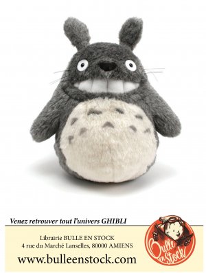 GHIBLI - PELUCHE - TOTORO SOURIANT SMILE GRIS