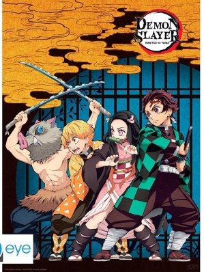 DEMON SLAYER - Poster "Groupe" (52x38)