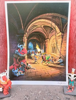 AFFICHE LUXE - DONJON MONSTERS