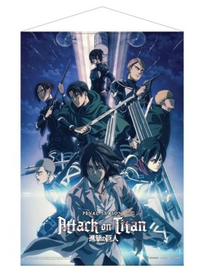 L'ATTAQUE DES TITANS: THE FINAL SEASON PART 1- KEY VISUAL 2 FABRIC - WALL SCROLL