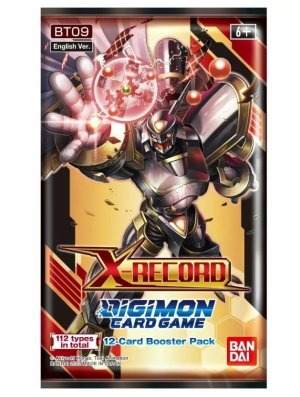 DIGIMON BT09 CARD GAME JCC - BOOSTER X RECORD (English Vers.)