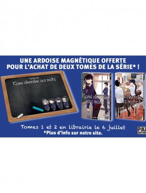 ARDOISE MAGNETIQUE KOMI CHERCHE SES MOTS (OFFERT SOUS CONDITION)