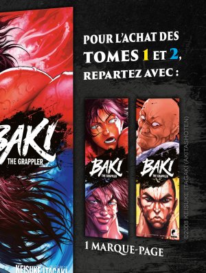 MARQUE-PAGE BAKI THE GRAPPLER (OFFERT SOUS CONDITION)