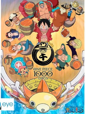 ONE PIECE - POSTER "1000 LOGS FETE" (52X38)