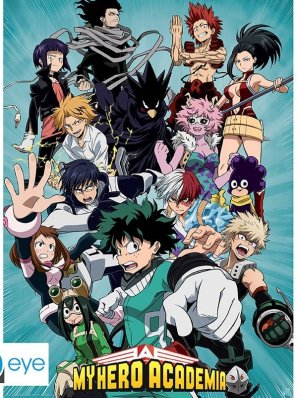 MY HERO ACADEMIA - POSTER "HÉROS" (52X38)