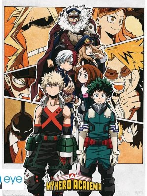 MY HERO ACADEMIA - POSTER "GROUPE" (52X38)