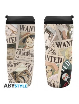 ONE PIECE - MUG DE VOYAGE WANTED