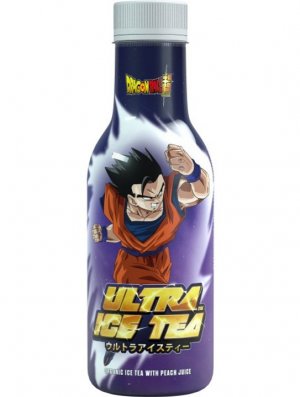 BOUTEILLE DRAGON BALL SUPER: GOHAN - ULTRA ICE TEA GOUT PECHE (50CL)