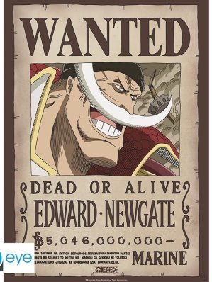 ONE PIECE - POSTER «WANTED WHITEBEARD» (52X38)