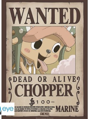 ONE PIECE - POSTER «WANTED CHOPPER» (52X38)