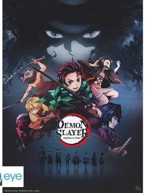 DEMON SLAYER - POSTER "POURFENDEURS" (52X38)