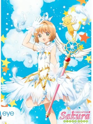 CARD CAPTOR SAKURA - POSTER "SAKURA & SCEPTRE" (52X38)