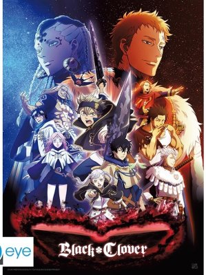 BLACK CLOVER - POSTER "GROUPE" (52X38)