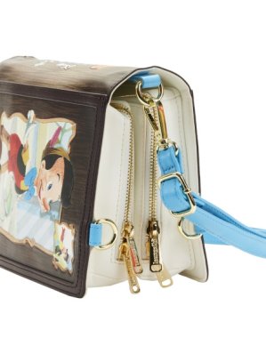 DISNEY LOUNGEFLY SAC A MAIN CLASSIC BOOKS PINOCCHIO CONVERTIBLE (REF LFWDTB2650)