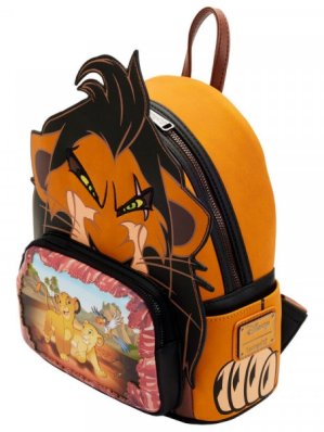 DISNEY LOUNGEFLY MINI SAC A DOS LION KING VILLAINS SCENE SCAR (REF LFWDBK2382)