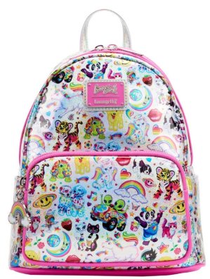 LISA FRANK LOUNGEFLY MINI SAC A DOS AOP IRIDESCENT (REF LFLSFBK0001)