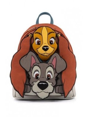 DISNEY LOUNGEFLY MINI SAC A DOS LADY AND THE TRAMP COSPLAY (REF LFWDBK1959)