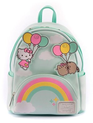HELLO KITTY LOUNGEFLY MINI SAC A DOS PUSHEEN X BALLOONS AND RAINBOW (REF LFPUBK0009)