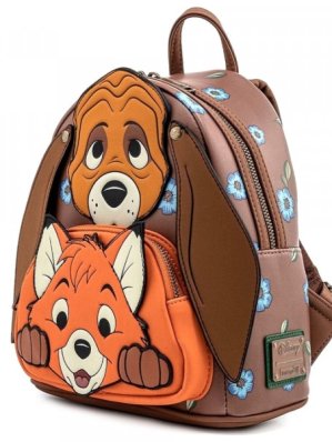 DISNEY LOUNGEFLY MINI SAC A DOS ROX ET ROUKY COSPLAY (REF LFWDBK1493)