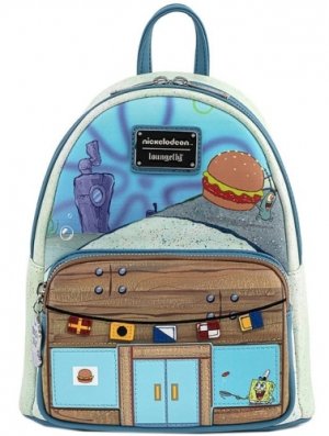 LOUNGEFLY BOB L'EPONGE MINI SAC A DOC KRUSTY KRAB (REF LFNICBK0027)