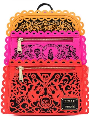 DISNEY LOUNGEFLY MINI SAC A DOS COCO DIECUT PARTY FLAGS (REF LFWDBK1304)