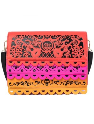 DISNEY LOUNGEFLY SAC A MAIN COCO DIECUT PARTY FLAGS (REF LFWDTB2043)