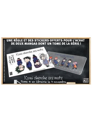 REGLE ET STICKERS KOMI CHERCHE SES MOTS (OFFERT SOUS CONDITION)