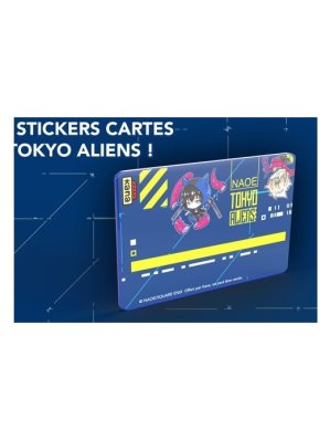 STICKERS CARTE TOKYO ALIENS (OFFERT SOUS CONDITION)