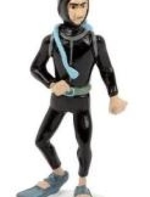 TINTIN /FIG METAL CARTE DE VOEUX HOMME GRENOUILLE