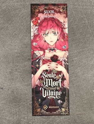 MARQUE-PAGE - SEULE LA MORT ATTEND LA VILAINE - PENELOPE ECKHART