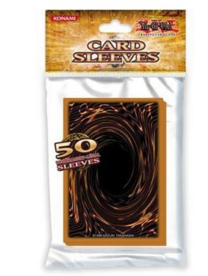 YU-GI-OH! JCC - PROTÈGES CARTES "CARD BACK" (50 SLEEVES)