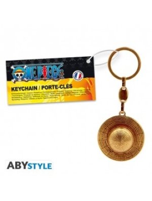 ONE PIECE - PORTE-CL&Eacute;S 3D "CHAPEAU DE PAILLE"