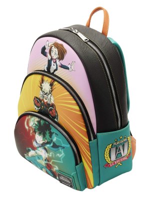 SAC A DOS LOUNGEFLY - MY HERO ACADEMIA - DEKU TRIPLE POCKET SCENE