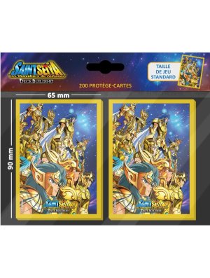 SAINT SEIYA DECK BUILDING ACC - 200 SLEEVES - CHEVALIER D'OR