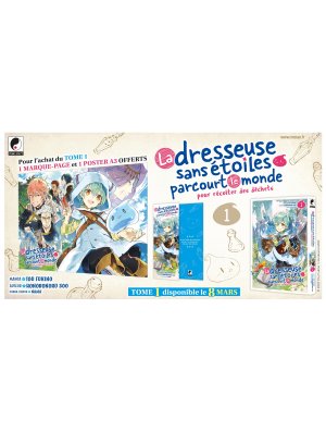 POSTER ET MARQUE PAGE LA DRESSEUSE SANS ETOILES PARCOURT LE MONDE (OFFERT SOUS CONDITION)