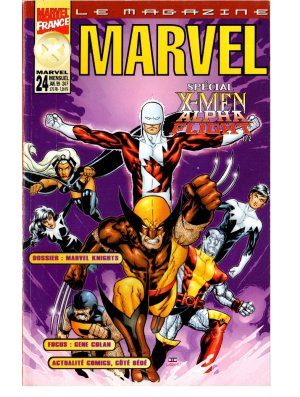 MARVEL MAGAZINE 24 SPECIAL X-MEN ALPHA FLIGHT 1/2
