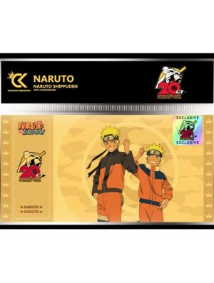 NARUTO SHIPPUDEN GOLDEN TICKET 20TH ANNIV ED LIMITEE NARUTO