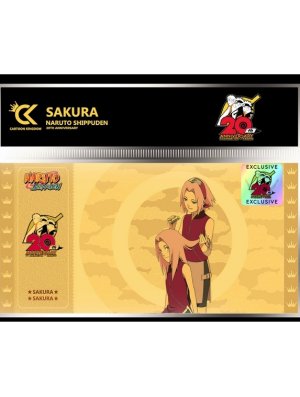 NARUTO SHIPPUDEN GOLDEN TICKET 20TH ANNIV ED LIMITEE SAKURA