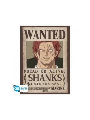 ONE PIECE - POSTER «WANTED SHANKS» (52X38)