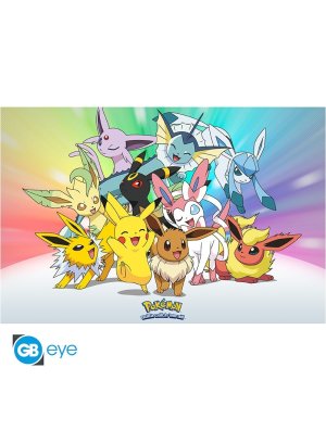POKEMON - POSTER "EVOLI" ROULE FILME (91.5X61)