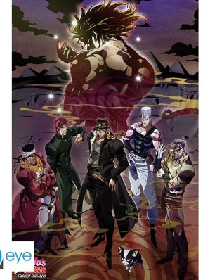 JOJO'S BIZARRE ADVENTURE - POSTER - GROUPE - ROULE FILME (91.5X61)