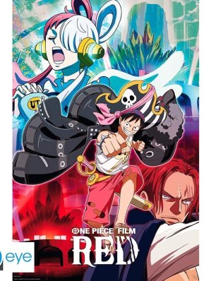 ONE PIECE: RED - POSTER «AFFICHE DU FILM» ROULE FILME (91.5X61)