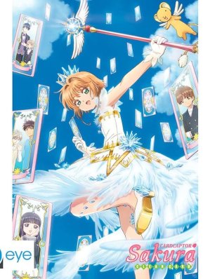 CARDCAPTOR SAKURA - POSTER - "GROUPE"- ROULE FILME (91.5X61)