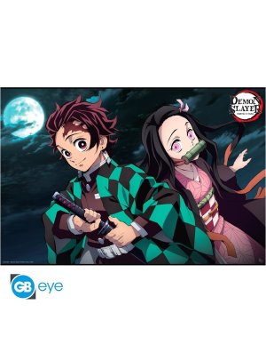 DEMON SLAYER - POSTER « TANJIRO & NEZUKO » ROULE FILME(91.5X61)